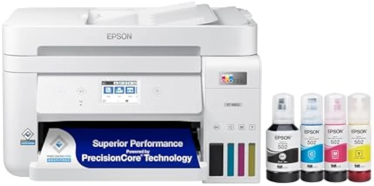 Epson EcoTank ET-4850 Wireless All-in-One Cartridge-Free Supertank Printer