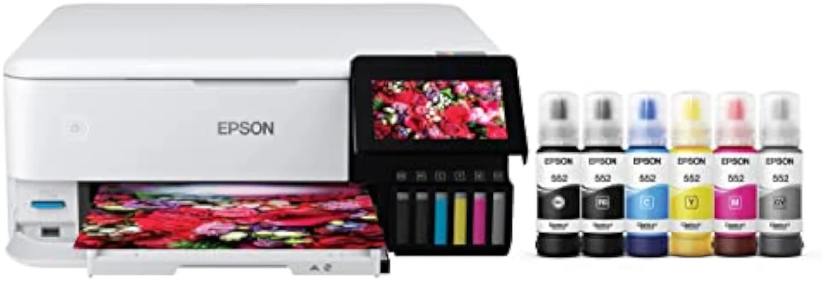 Epson EcoTank Photo ET-8500 Wireless Color All-in-One Supertank Printer